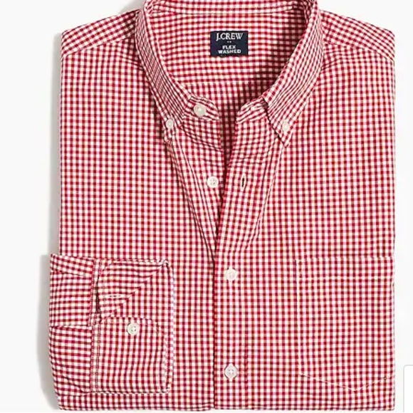 Mens J.Crew Slim 100% cotton non iron button down shirt - Picture 2 of 16